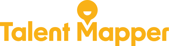 Talent Mapper logo with map pin